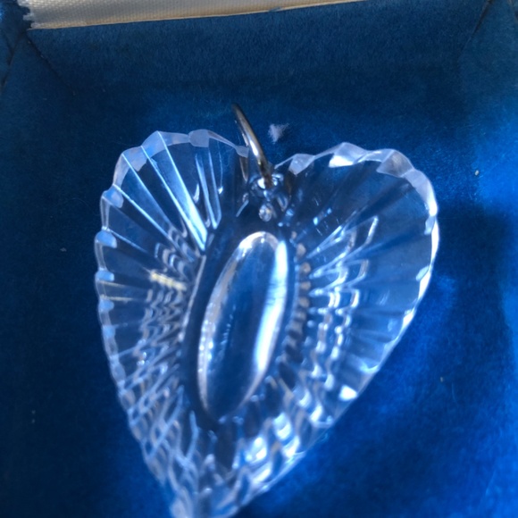 Vintage Waterford Crystal Heart Pendant - Picture 3 of 3